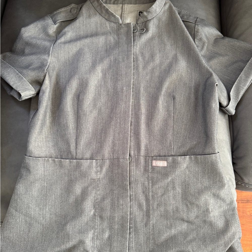 Figs Gray Women's Top